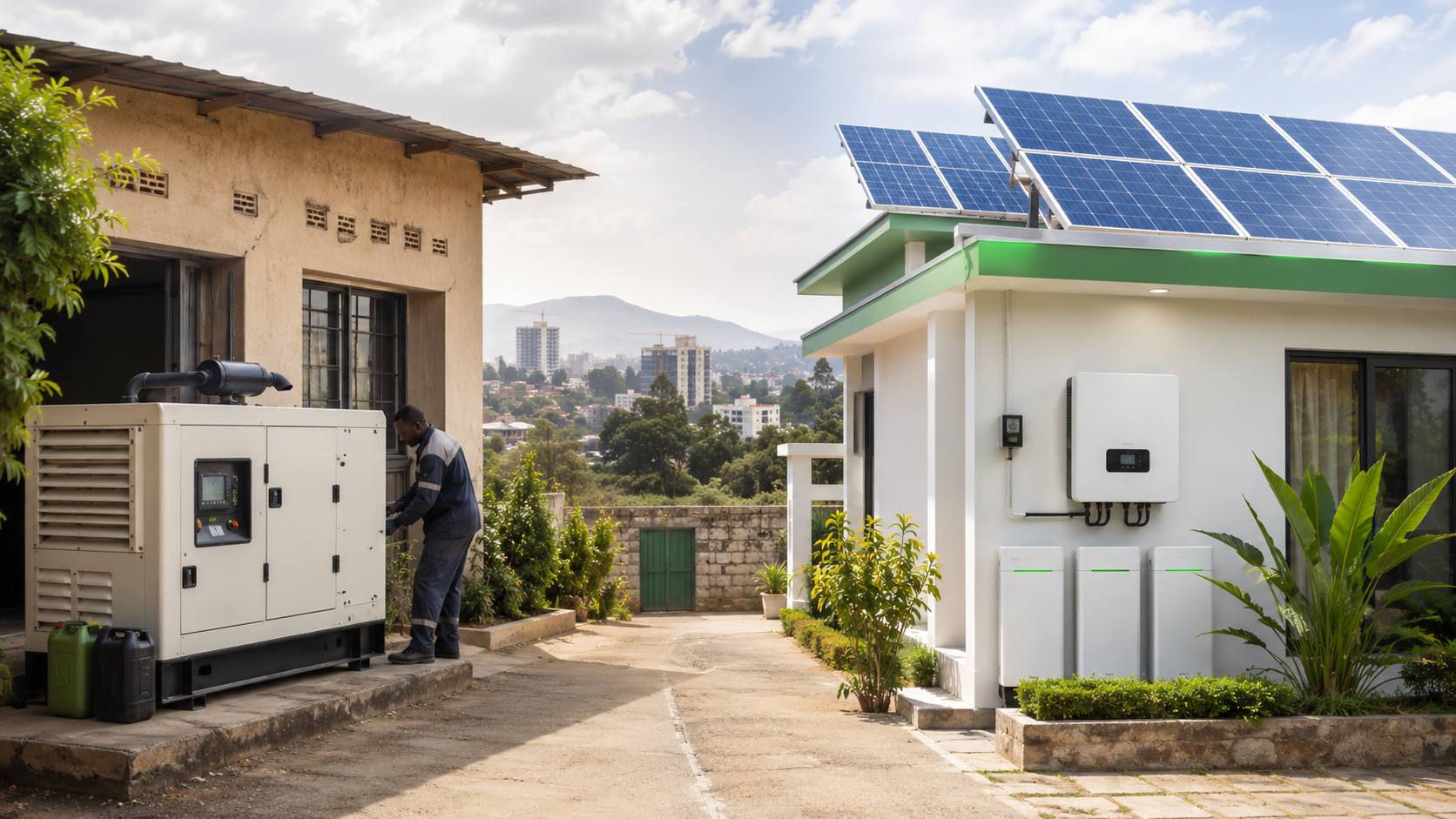 Generator vs Solar in Ethiopia: 2026 Cost & Reliability Comparison
