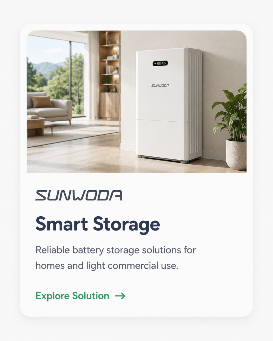 Explore Sunwoda solar and battery solutions